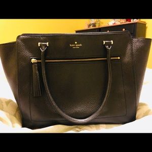 Large Leather Kate Spade bag!!
